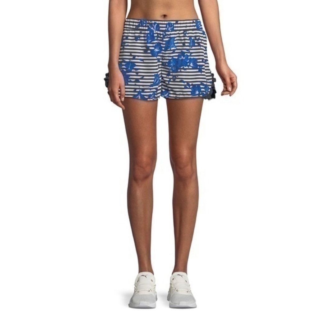 Kate Spade Hibiscus Striped Shorts